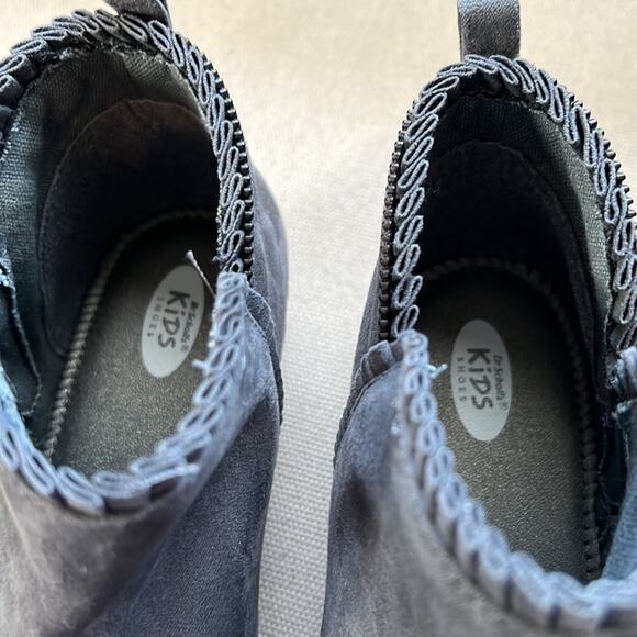 New! Dr. Scholl’s Hayzel ankle boots gray faux suede girls size 5 - Picture 10 of 11